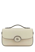 Gucci Women Ivory Leather Mini Petite Gg Handbag