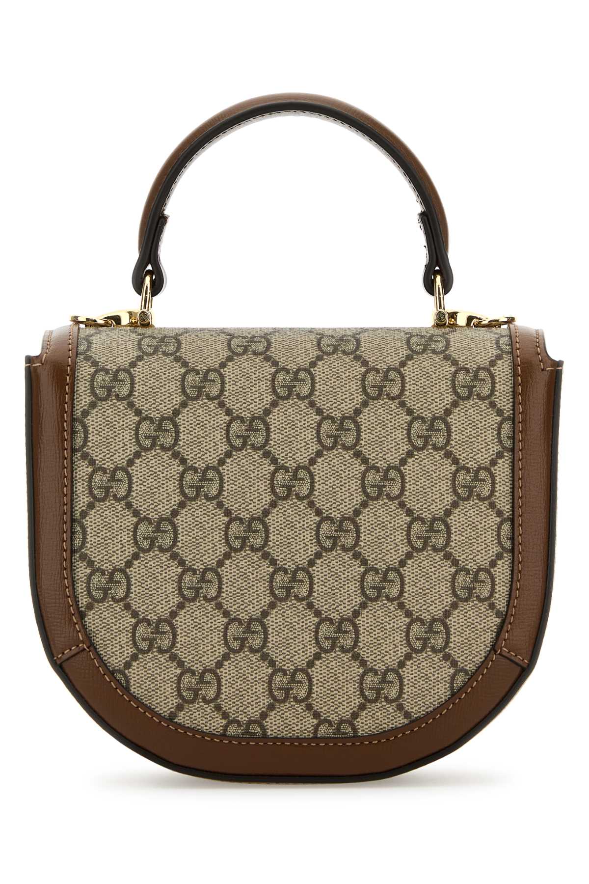 Gucci Women Gg Supreme Fabric Mini Horsebit 1955 Handbag