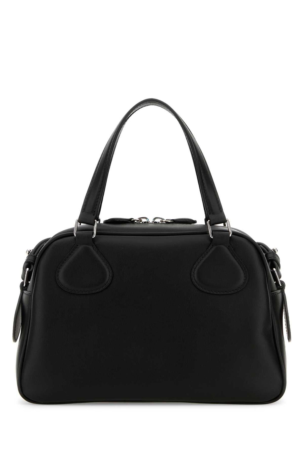 Courreges Women Black Leather Reedition Handbag