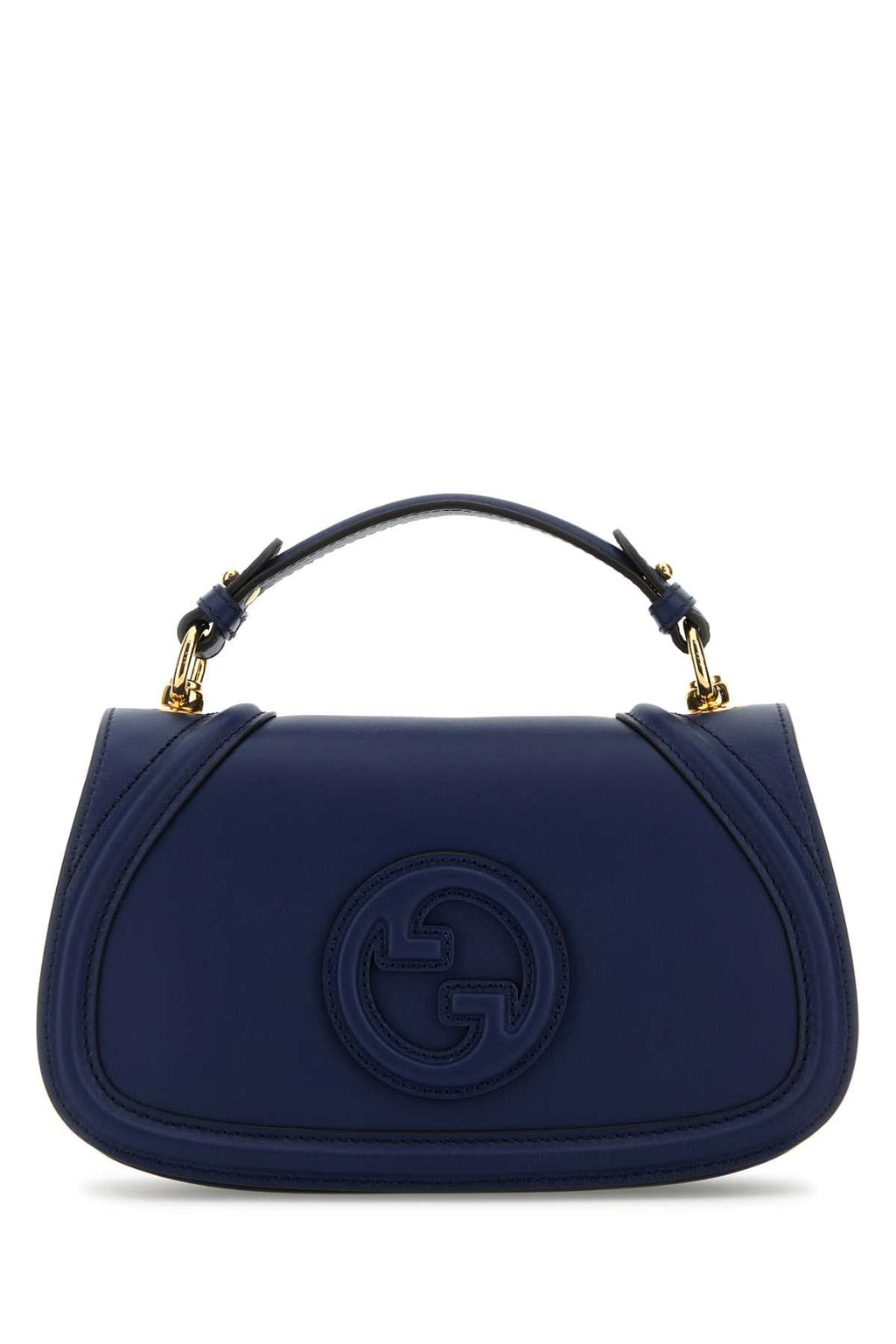 Gucci Women Blue Leather Gucci Blondie Handbag