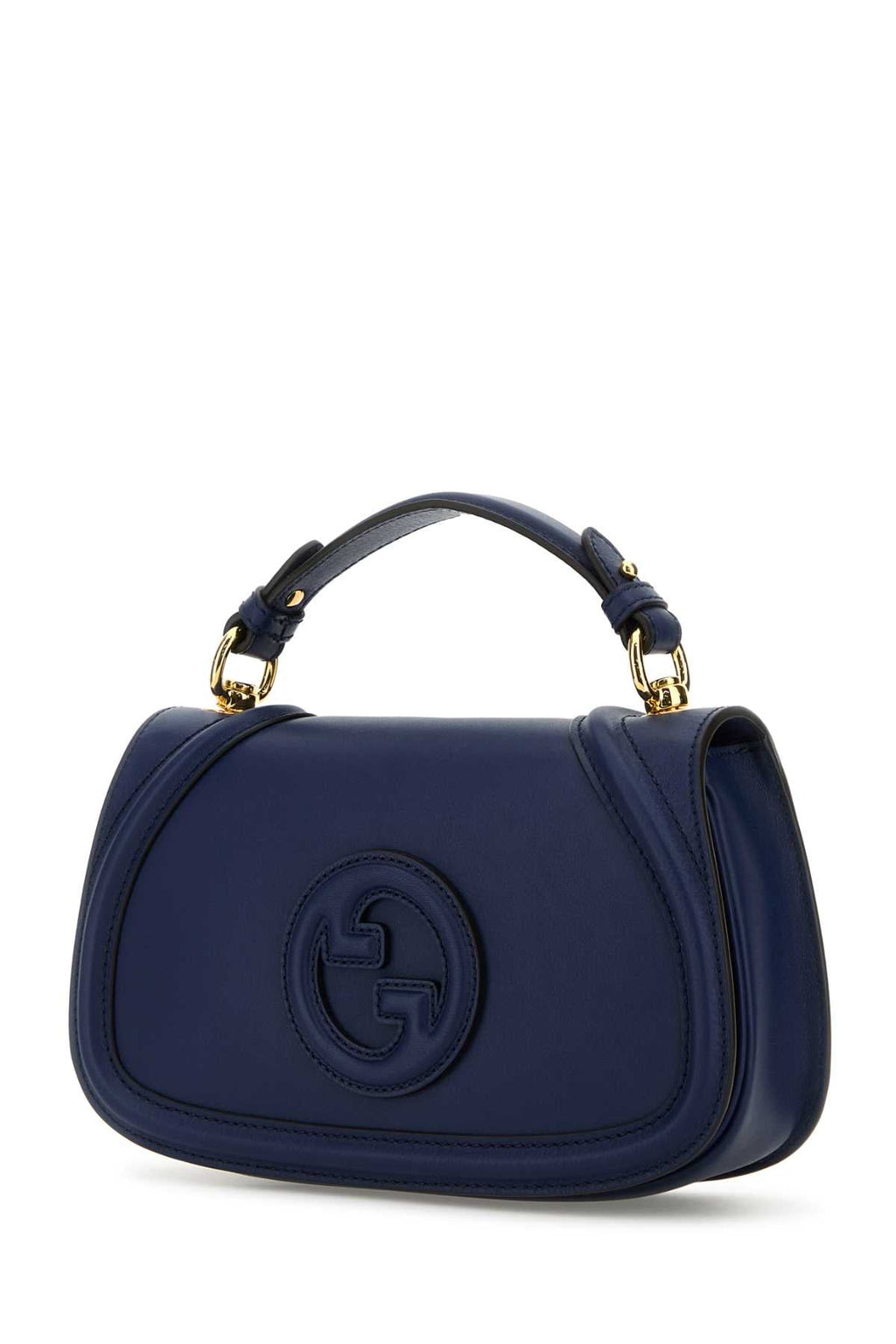 Gucci Women Blue Leather Gucci Blondie Handbag