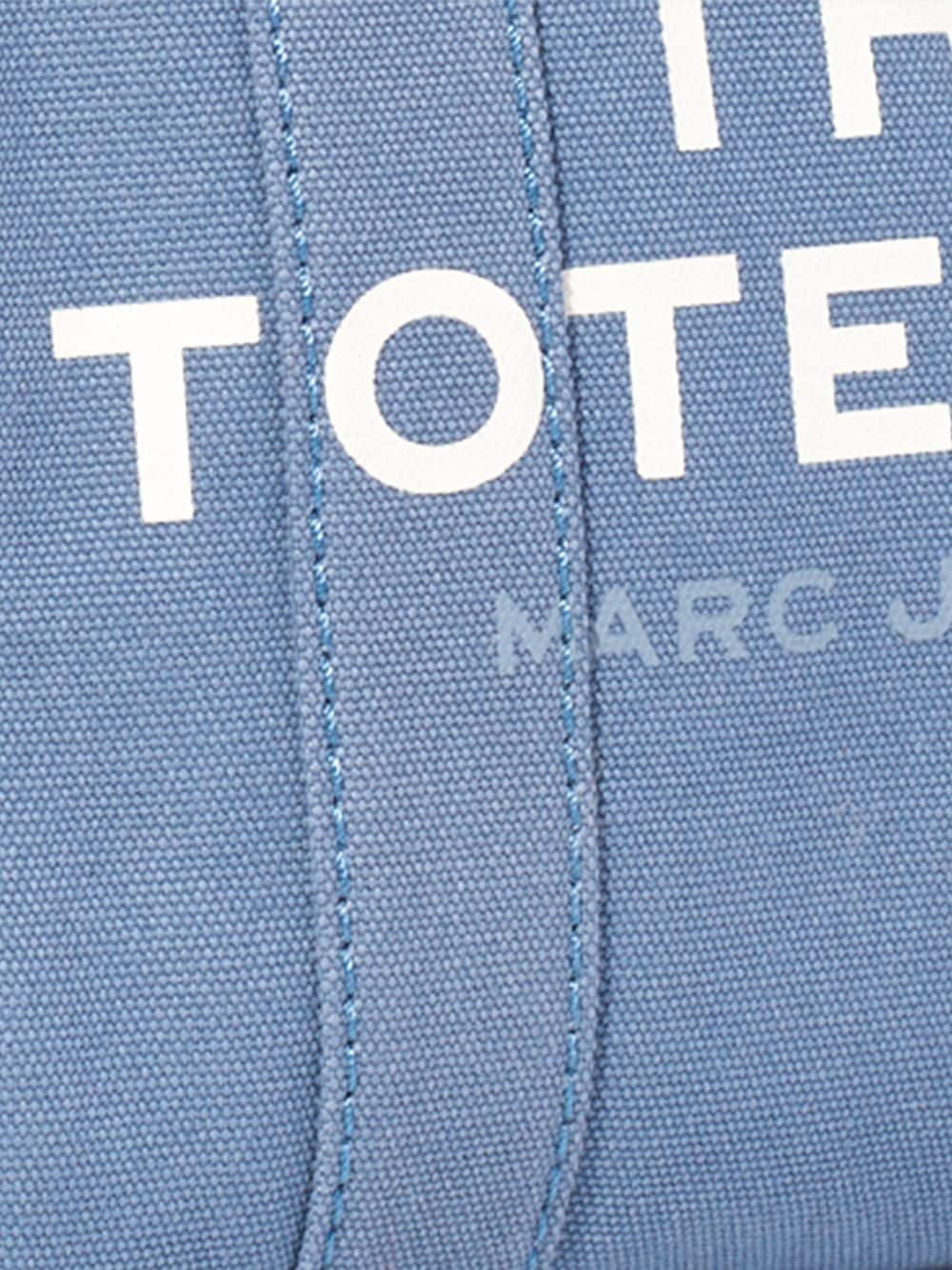 Marc Jacobs Women Handbag 'Mini Tote Traveler' With Logo In Blue Fabric For Women